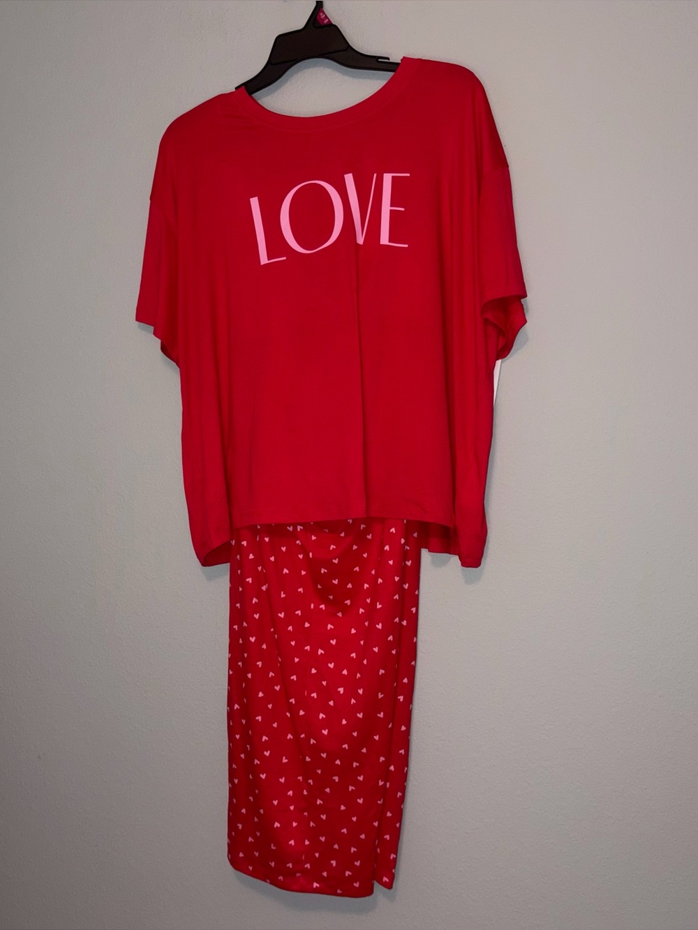 Joyspun LOVE 2 Piece Sleepwear Set Size 2X